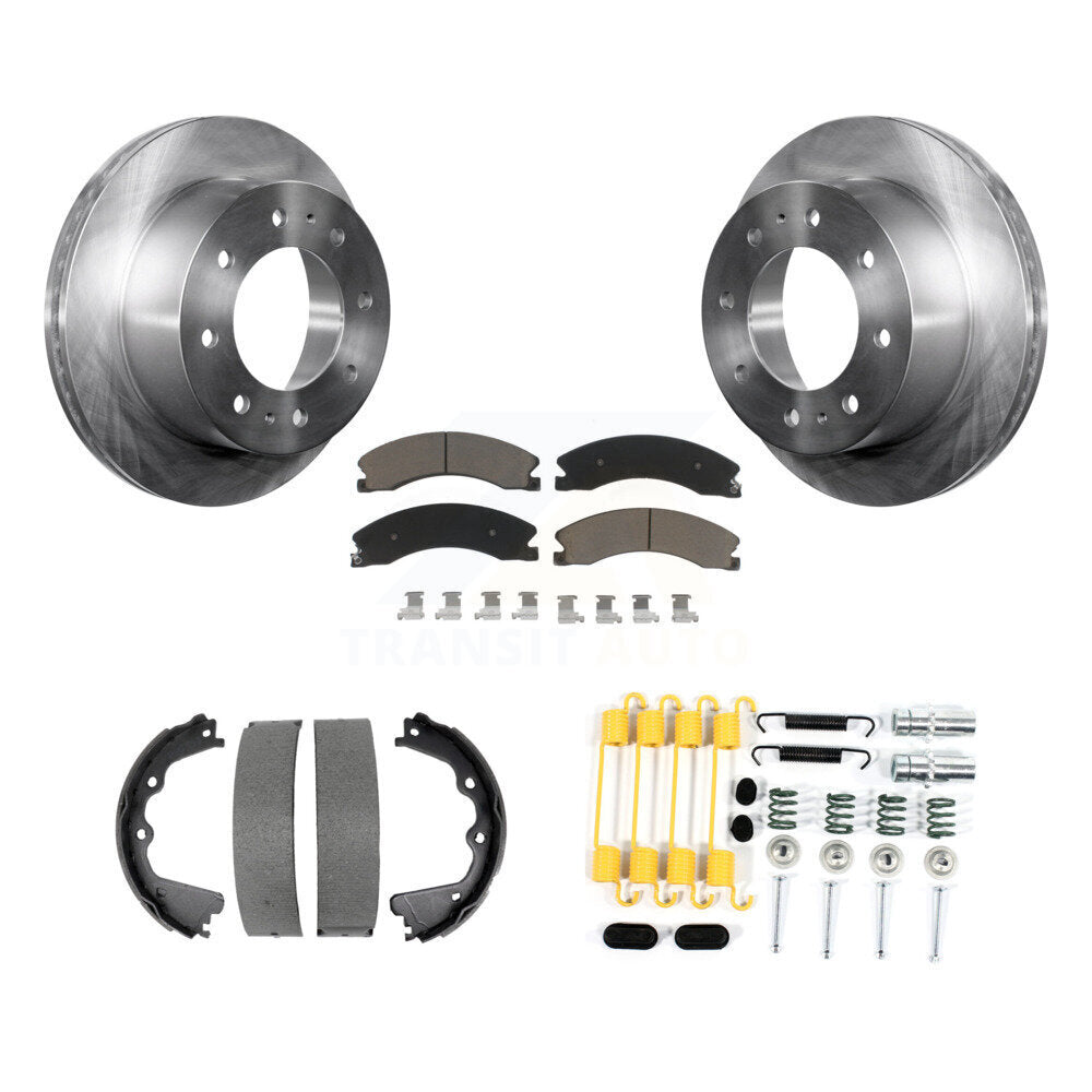 Kit de quincaillerie pour chaussures de stationnement, Rotors à disque arrière, tampons en céramique, pour GMC Sierra 2500 HD