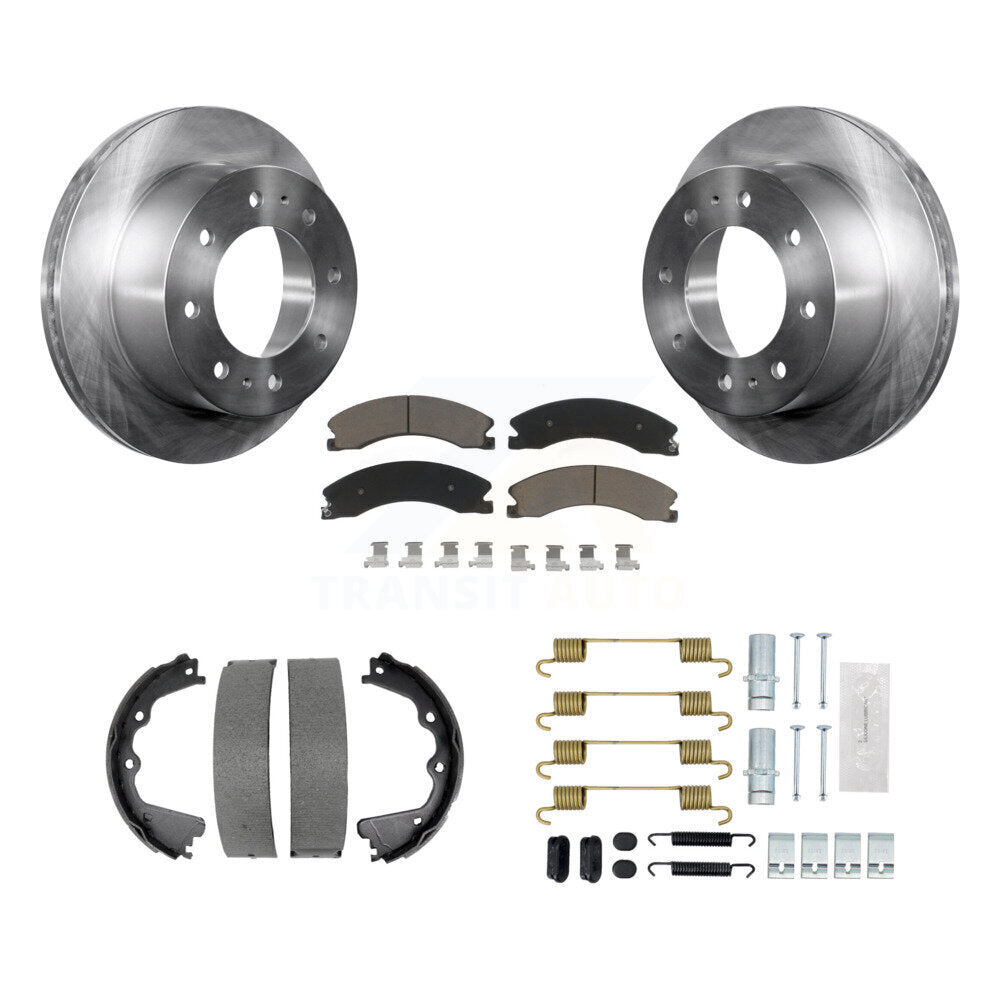 Kit de quincaillerie pour chaussures de stationnement, Rotors à disque arrière, tampons en céramique, pour GMC Sierra 2500 HD