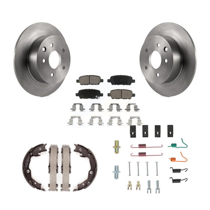 Kit de quincaillerie pour chaussures de stationnement, Rotors à disque arrière, tampons en céramique, pour Nissan Sentra Juke