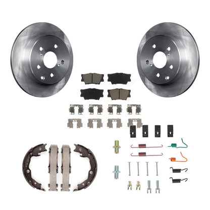 Kit de chaussures de stationnement et de matériel de stationnement, Rotors à disque arrière, tampons en céramique, pour Toyota RAV4 Lexu