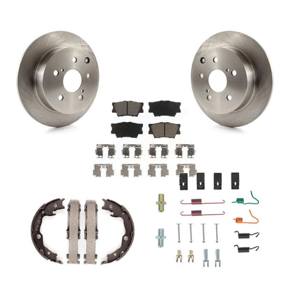 Kit de quincaillerie pour chaussures de stationnement, Rotors à disque arrière, tampons en céramique, pour Toyota Matrix Vibe