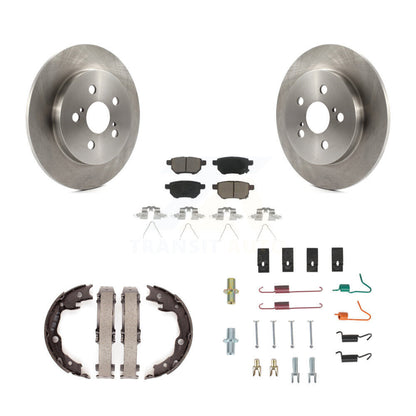 Kit de quincaillerie pour chaussures de stationnement, Rotors à disque arrière, tampons en céramique, pour Toyota Matrix Vibe