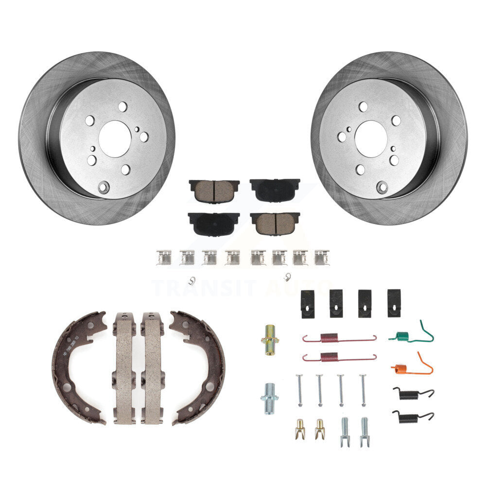 Kit de quincaillerie pour chaussures de stationnement, Rotors à disque arrière, tampons en céramique, pour Scion tC 2005 – 2010