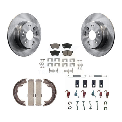 Kit de chaussures de stationnement et de quincaillerie pour Acura TL Honda, Rotors à disque arrière, tampons en céramique