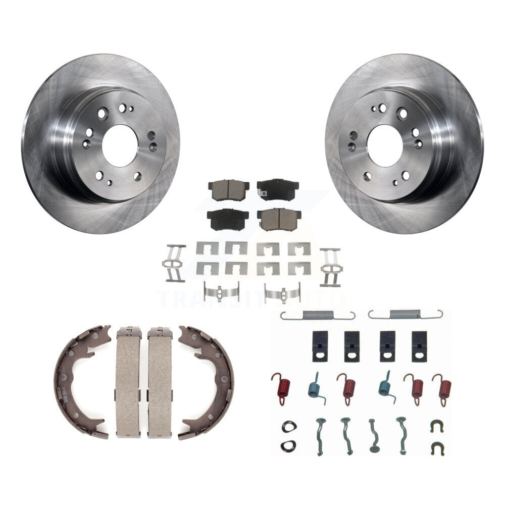 Kit de chaussures de stationnement et de quincaillerie pour disques arrière, Rotors en céramique, pour Honda CR-V 02-04