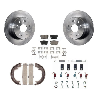 Kit de chaussures de stationnement et de quincaillerie pour disques arrière, Rotors en céramique, pour Honda CR-V 02-04