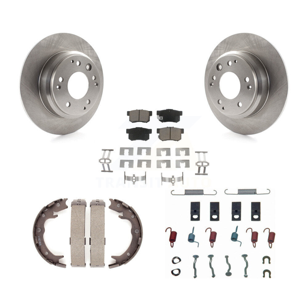 Kit de quincaillerie pour chaussures de stationnement, Rotors à disque arrière, tampons en céramique, pour Honda Odyssey Acur