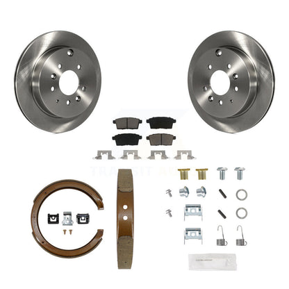 Kit de quincaillerie pour chaussures de stationnement, Rotors à disque arrière, tampons en céramique, pour Ford Edge Mazda MK