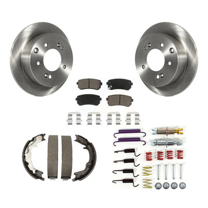Kit de chaussures de stationnement et de quincaillerie, Rotors à disque arrière, tampons en céramique, pour Kia Forte koup