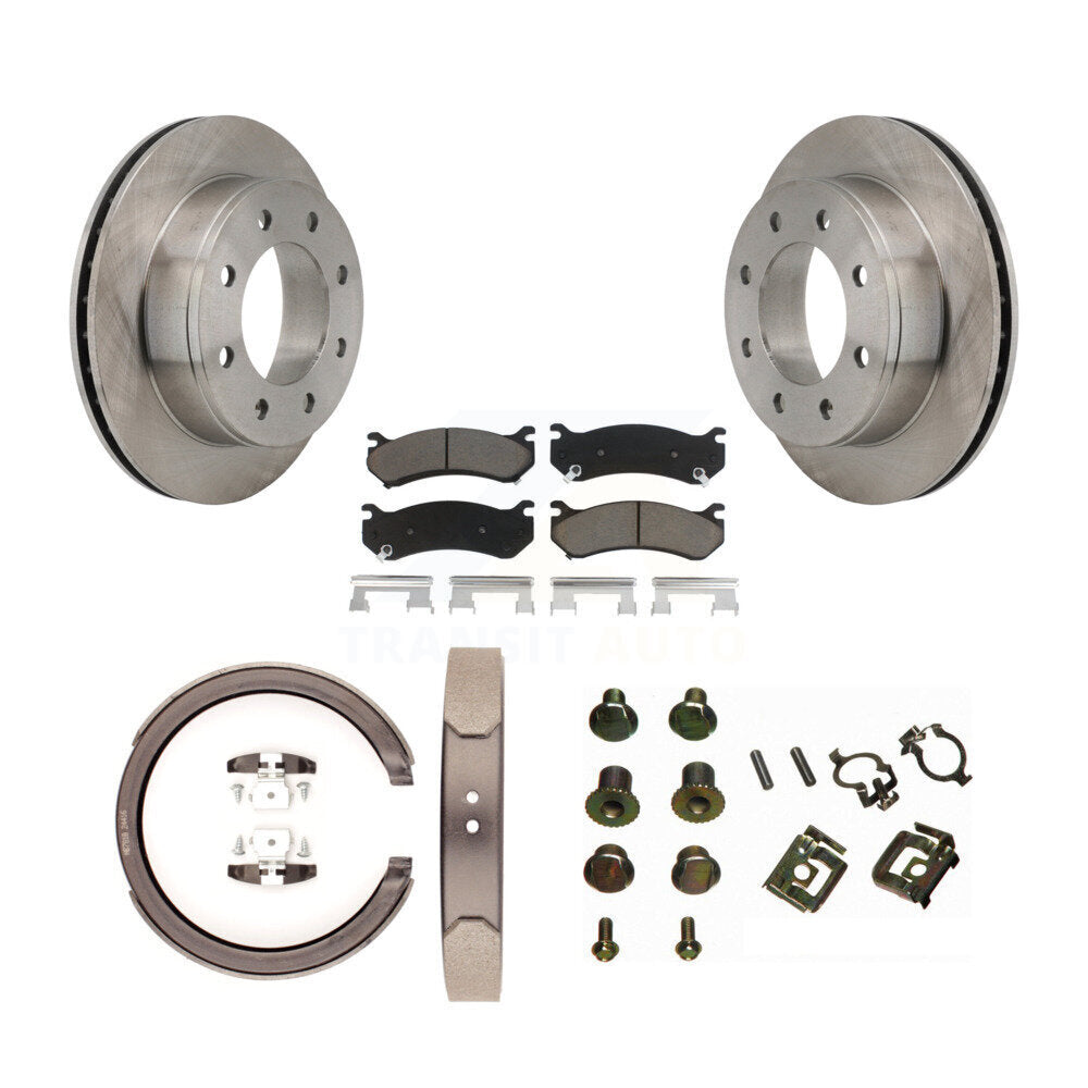 Kit de quincaillerie pour chaussures de stationnement, Rotors à disque arrière, tampons en céramique, pour GMC Sierra 1500 HD