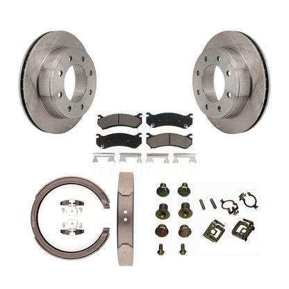 Kit de quincaillerie pour chaussures de stationnement, Rotors à disque arrière, tampons en céramique, pour GMC Sierra 1500 HD