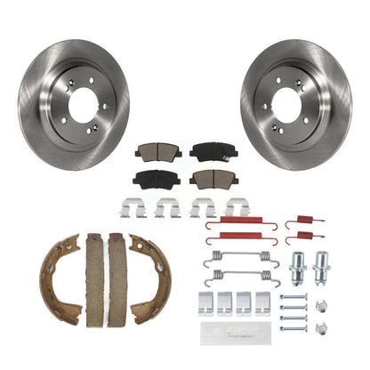 Kit de chaussures de stationnement et de quincaillerie, Rotors à disque arrière, tampons en céramique, pour Hyundai Sonata