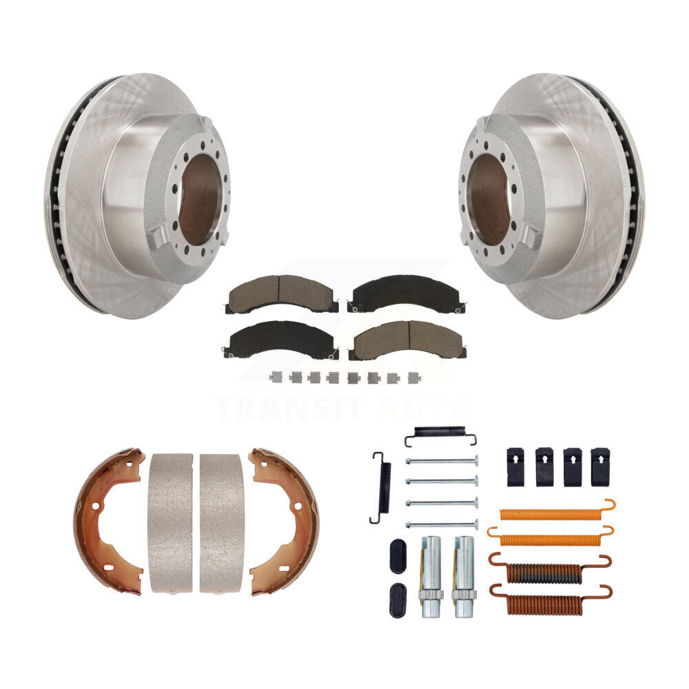 Kit de quincaillerie pour chaussures de stationnement, Rotors à disque arrière, tampons en céramique, pour Ram Dodge Sterling