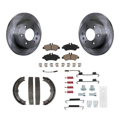 Kit de quincaillerie pour chaussures de stationnement, Rotors à disque arrière, tampons en céramique, pour Sprinter 2500 Dodge