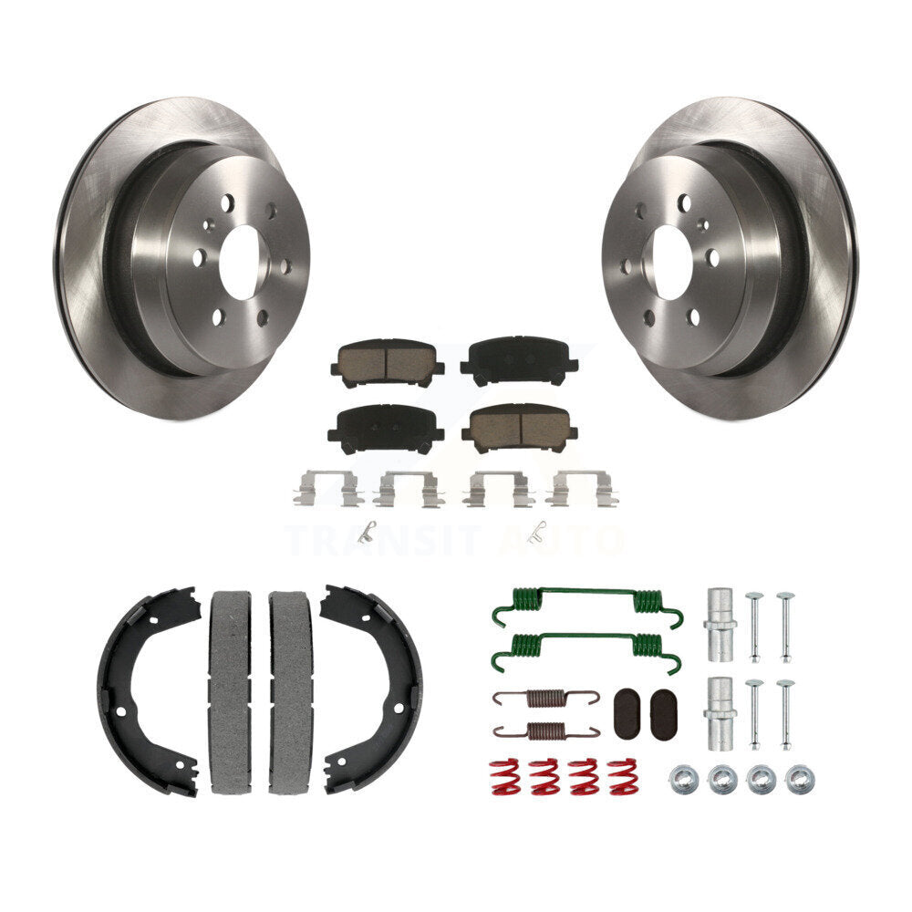 Kit de quincaillerie pour chaussures de stationnement, Rotors à disque arrière, tampons en céramique, pour Chevrolet Colorado