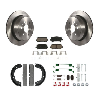 Kit de quincaillerie pour chaussures de stationnement, Rotors à disque arrière, tampons en céramique, pour Chevrolet Colorado