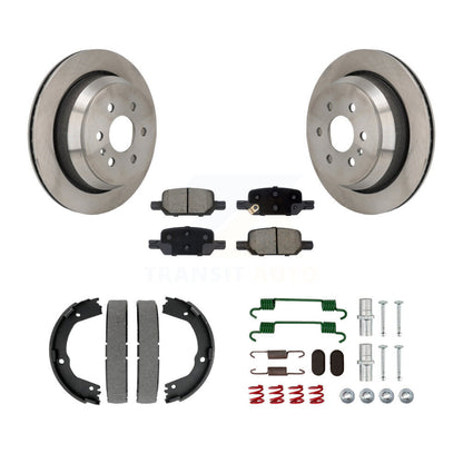 Kit de quincaillerie pour chaussures de stationnement, Rotors à disque arrière, tampons en céramique, pour Chevrolet Colorado