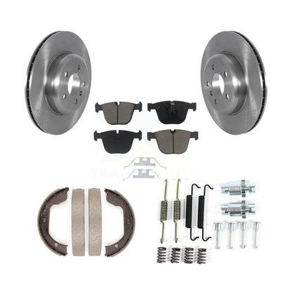 Kit de quincaillerie pour chaussures de stationnement, Rotors à disque arrière, tampons en céramique, pour BMW 535i GT xDrive