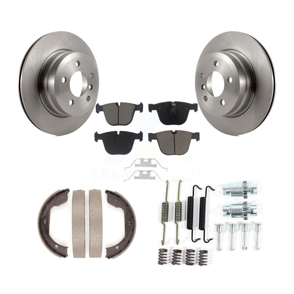 Kit de quincaillerie pour chaussures de stationnement, Rotors à disque arrière, tampons en céramique, pour BMW X6 xDrive35 09