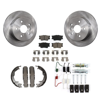 Kit de quincaillerie pour chaussures de stationnement, Rotors à disque arrière, tampons en céramique, pour Toyota Camry Lexus