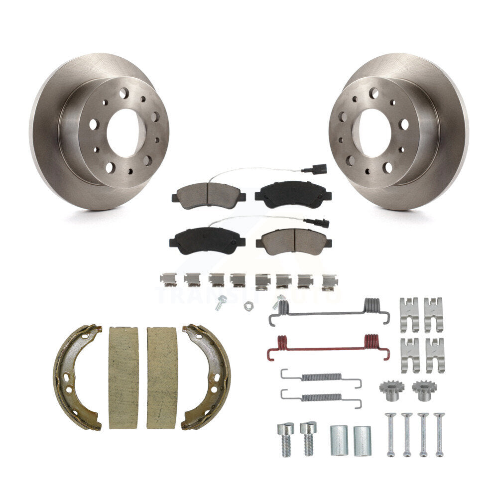 Kit de quincaillerie pour chaussures de stationnement, Rotors à disque arrière, tampons en céramique, pour Ram ProMaster 2500
