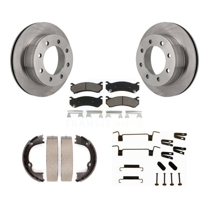 Kit de quincaillerie pour chaussures de stationnement, Rotors à disque arrière, tampons en céramique, pour Chevrolet GMC 2500