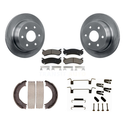 Kit de quincaillerie pour chaussures de stationnement, Rotors à disque arrière, tampons en céramique, pour Chevrolet Silverad