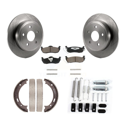Kit de quincaillerie pour chaussures de stationnement, Rotors à disque arrière, tampons en céramique, pour Jeep Grand Cheroke