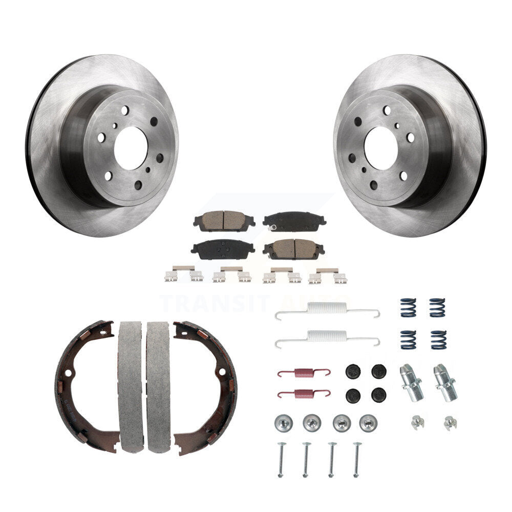 Kit de quincaillerie pour chaussures de stationnement, Rotors à disque arrière, tampons en céramique, pour GMC Chevrolet 1500