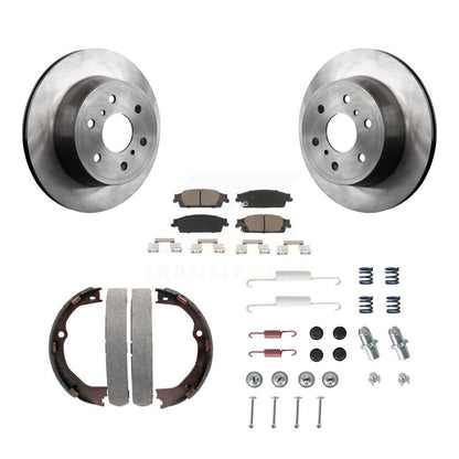 Kit de quincaillerie pour chaussures de stationnement, Rotors à disque arrière, tampons en céramique, pour GMC Chevrolet 1500