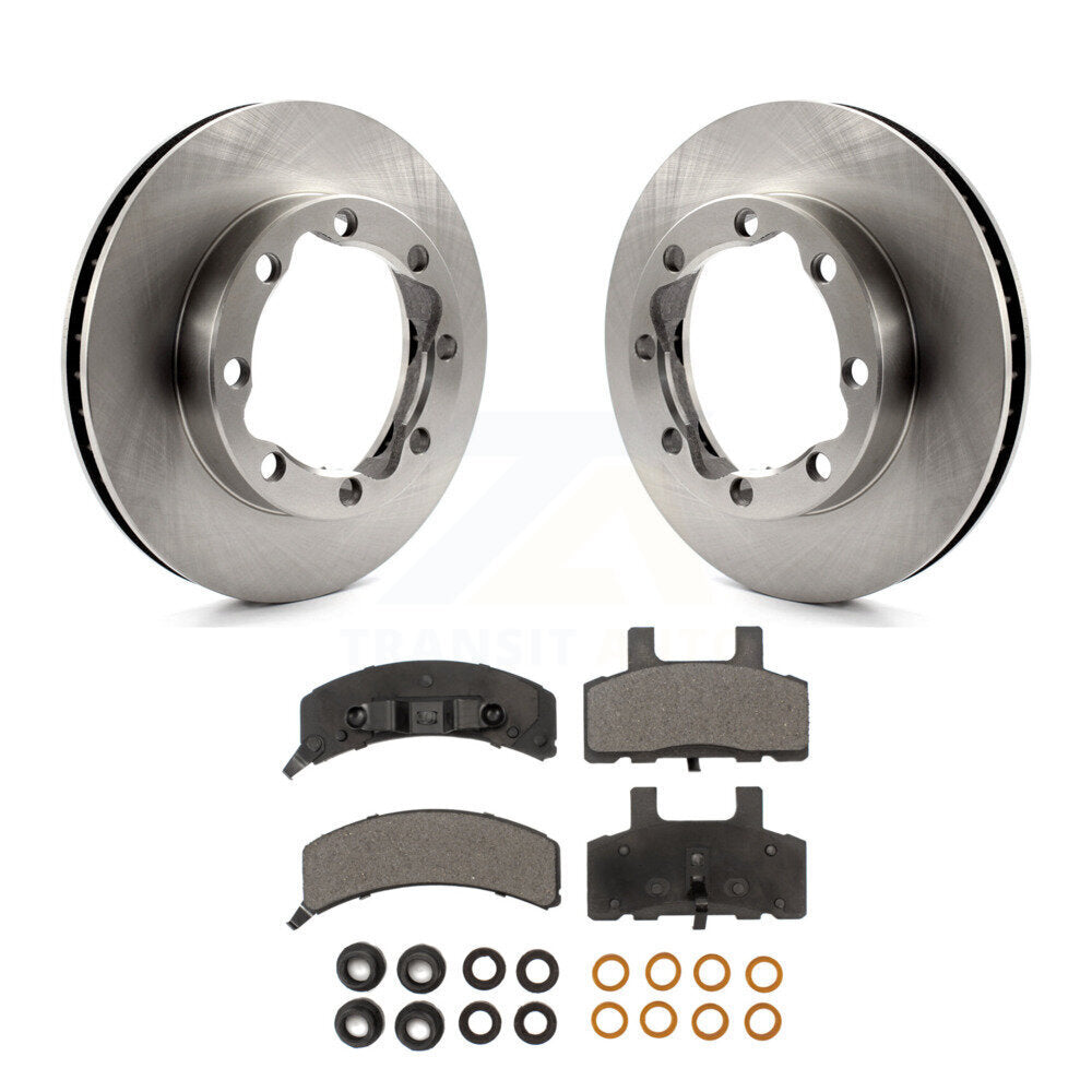 Kit de rotor de frein avant et de plaquettes semi-métalliques pour GMC K2500 K1500 Suburban Chevrole