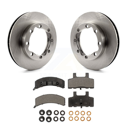 Kit de rotor de frein avant et de plaquettes semi-métalliques pour GMC K2500 K1500 Suburban Chevrole