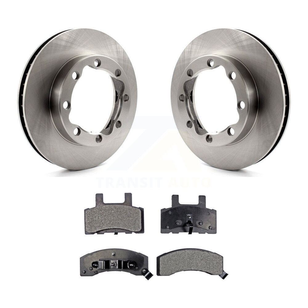Kit de rotor de frein avant et de plaquettes semi-métalliques pour K2500 Chevrolet GMC Dodge Ram 250