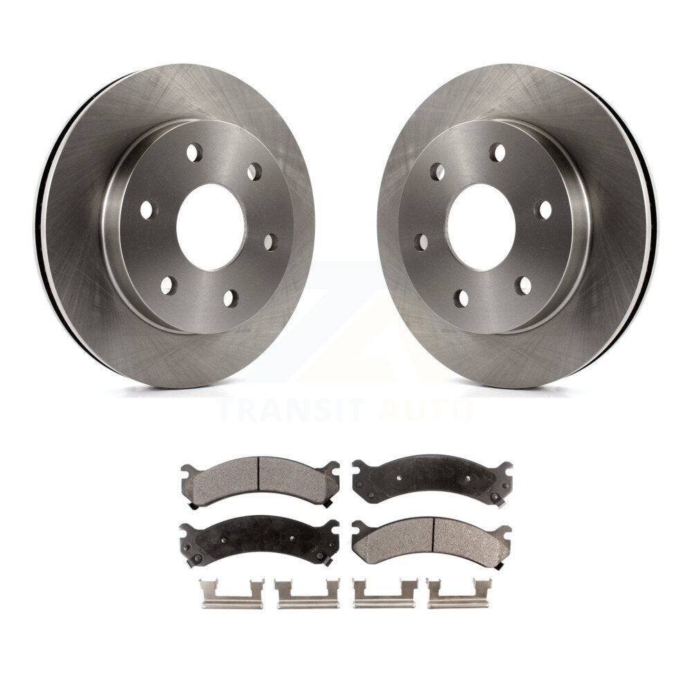Rotors de frein avant et Kit de plaquettes semi-métalliques pour Chevrolet Express 2500 GMC Savan