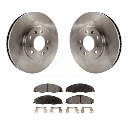 Kit de disques de frein à disque avant et plaquettes semi-métalliques pour Cadillac CTS K8F-100033