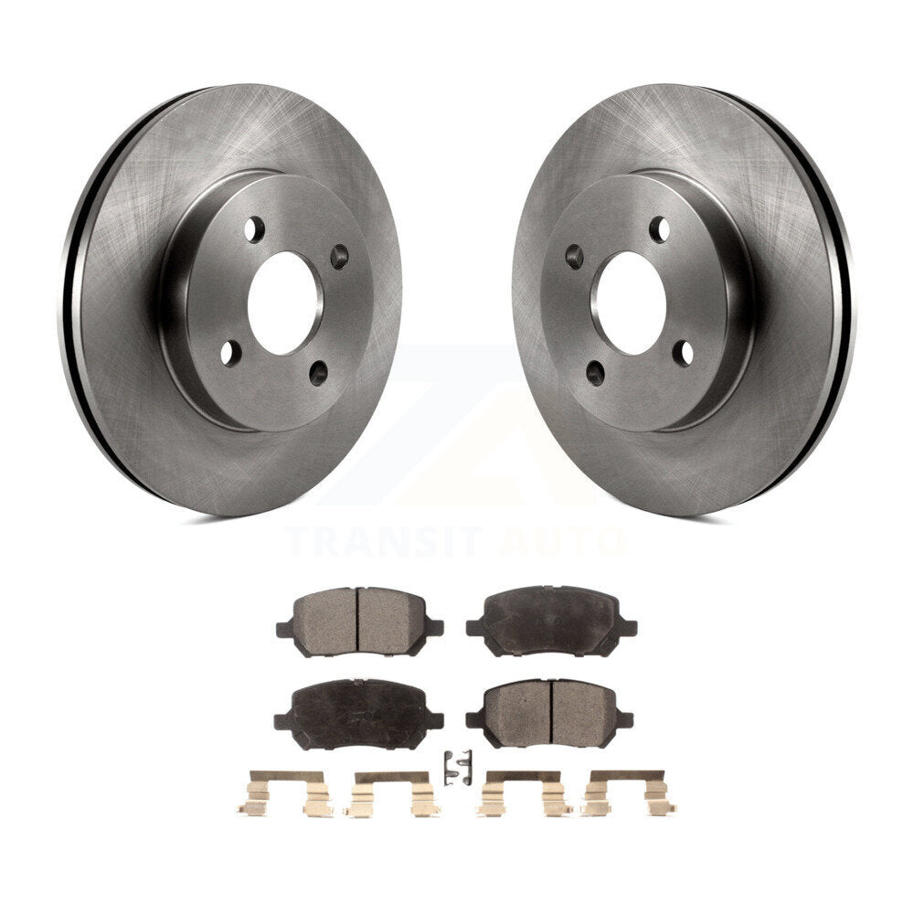 Kit de rotor de frein avant et de plaquettes semi-métalliques pour Chevrolet Cobalt Pontiac G5 Satur