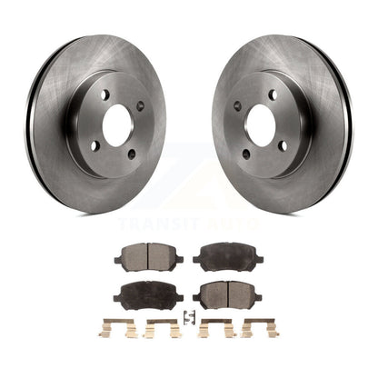 Kit de rotor de frein avant et de plaquettes semi-métalliques pour Chevrolet Cobalt Pontiac G5 Satur