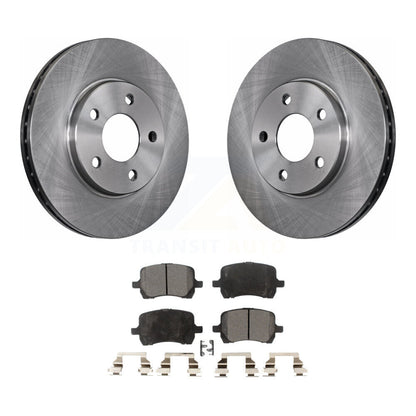 Rotor de frein à disque avant et Kit de plaquettes semi-métalliques pour Chevrolet Malibu Pontiac G