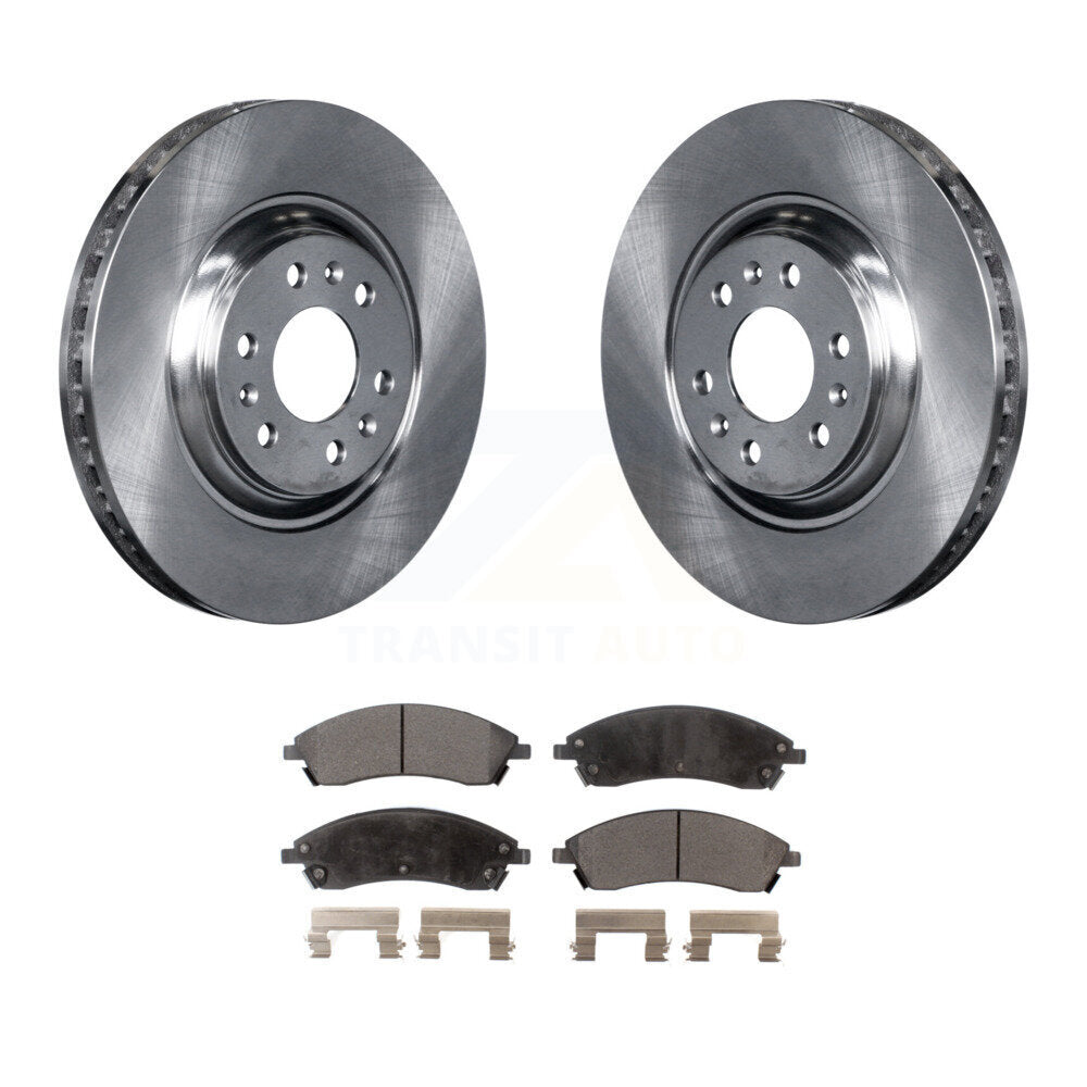 Kit de disques de frein à disque avant et plaquettes semi-métalliques pour Cadillac SRX 2004-2009