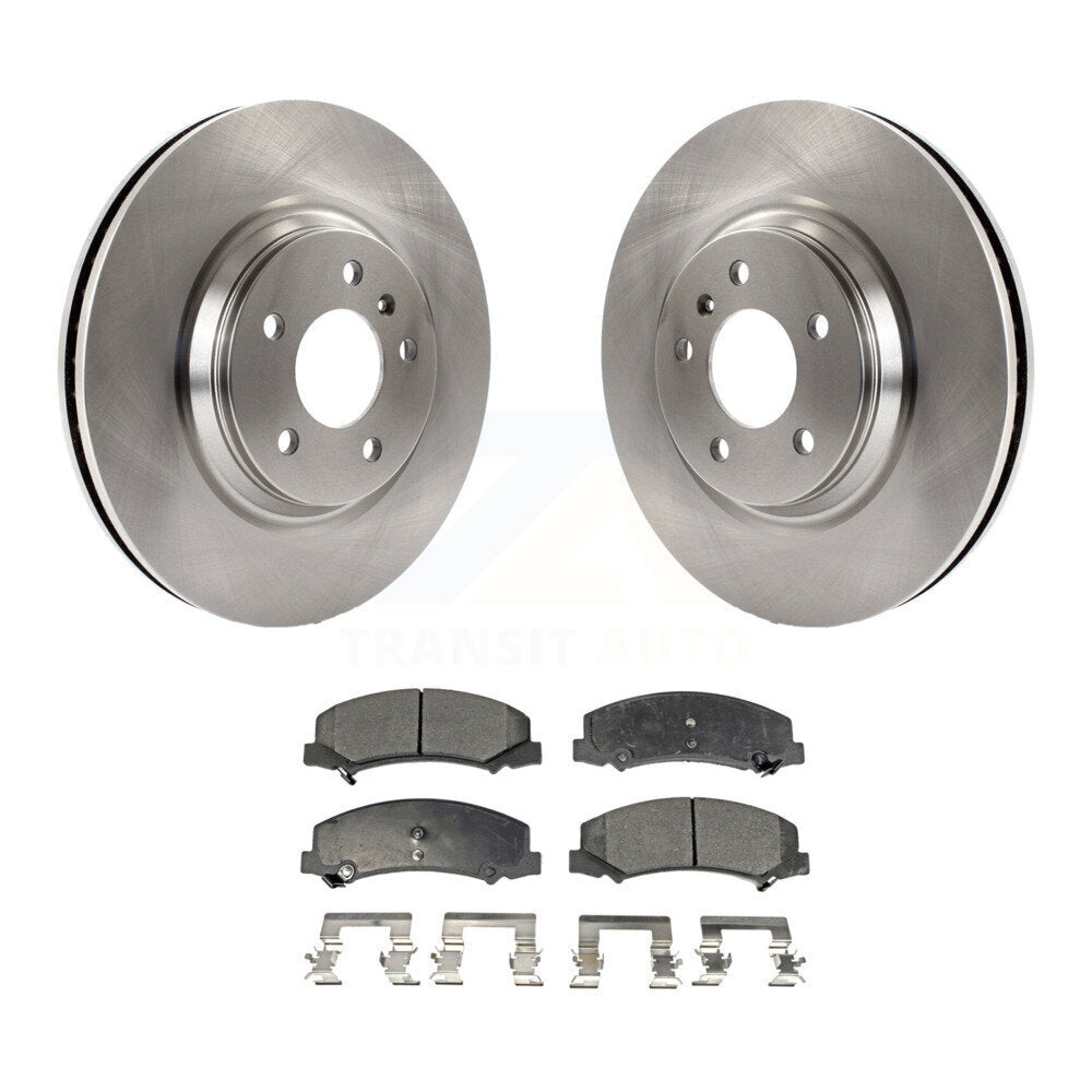 Kit de rotor de frein avant et de plaquettes semi-métalliques pour Buick Lucerne Chevrolet Impala DT