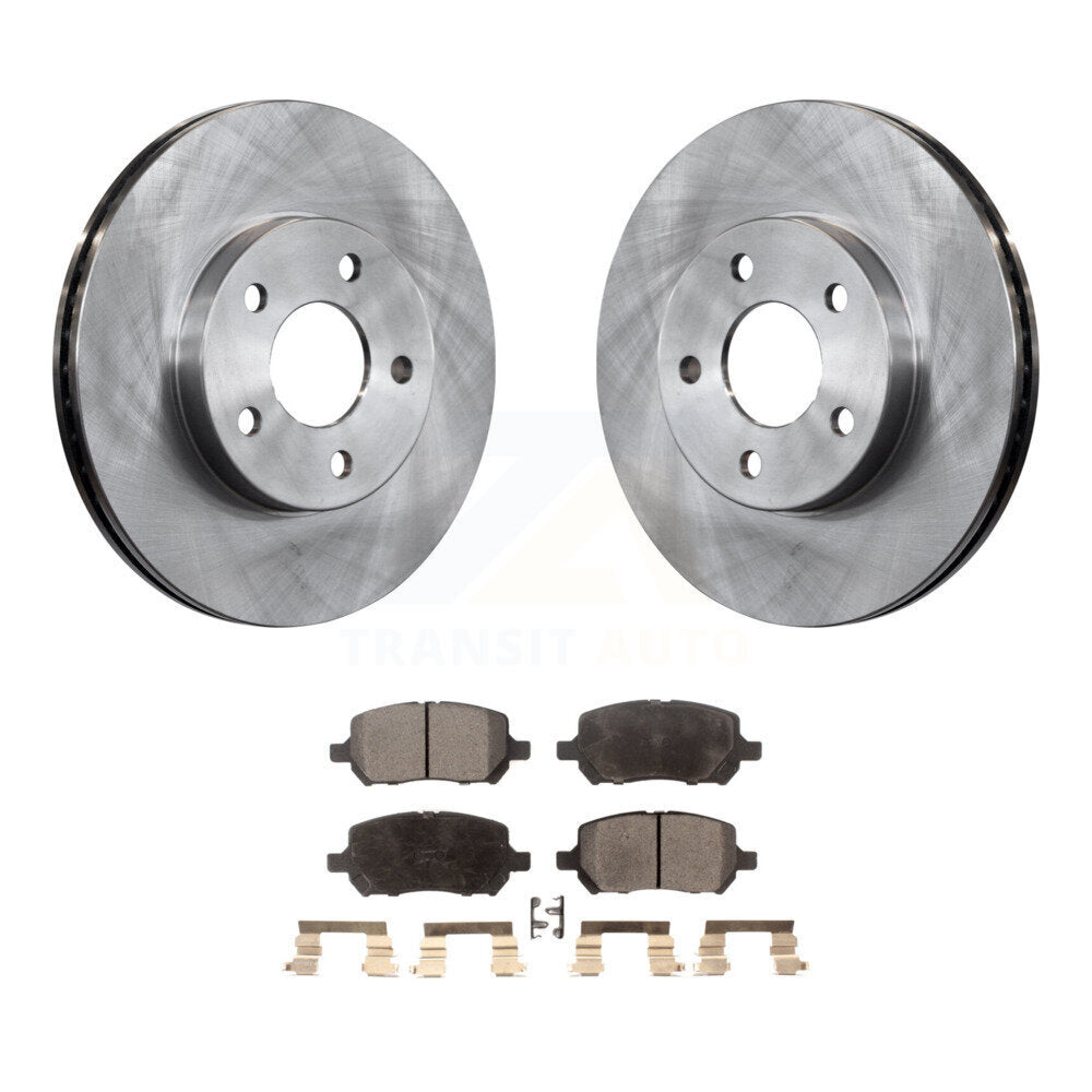 Kit de rotor de frein à disque avant et de plaquettes semi-métalliques pour Chevrolet Cobalt Pontiac G