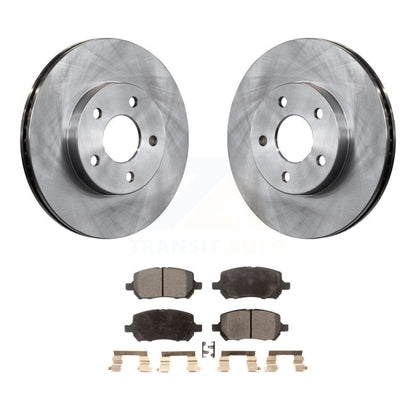 Kit de rotor de frein à disque avant et de plaquettes semi-métalliques pour Chevrolet Cobalt Pontiac G