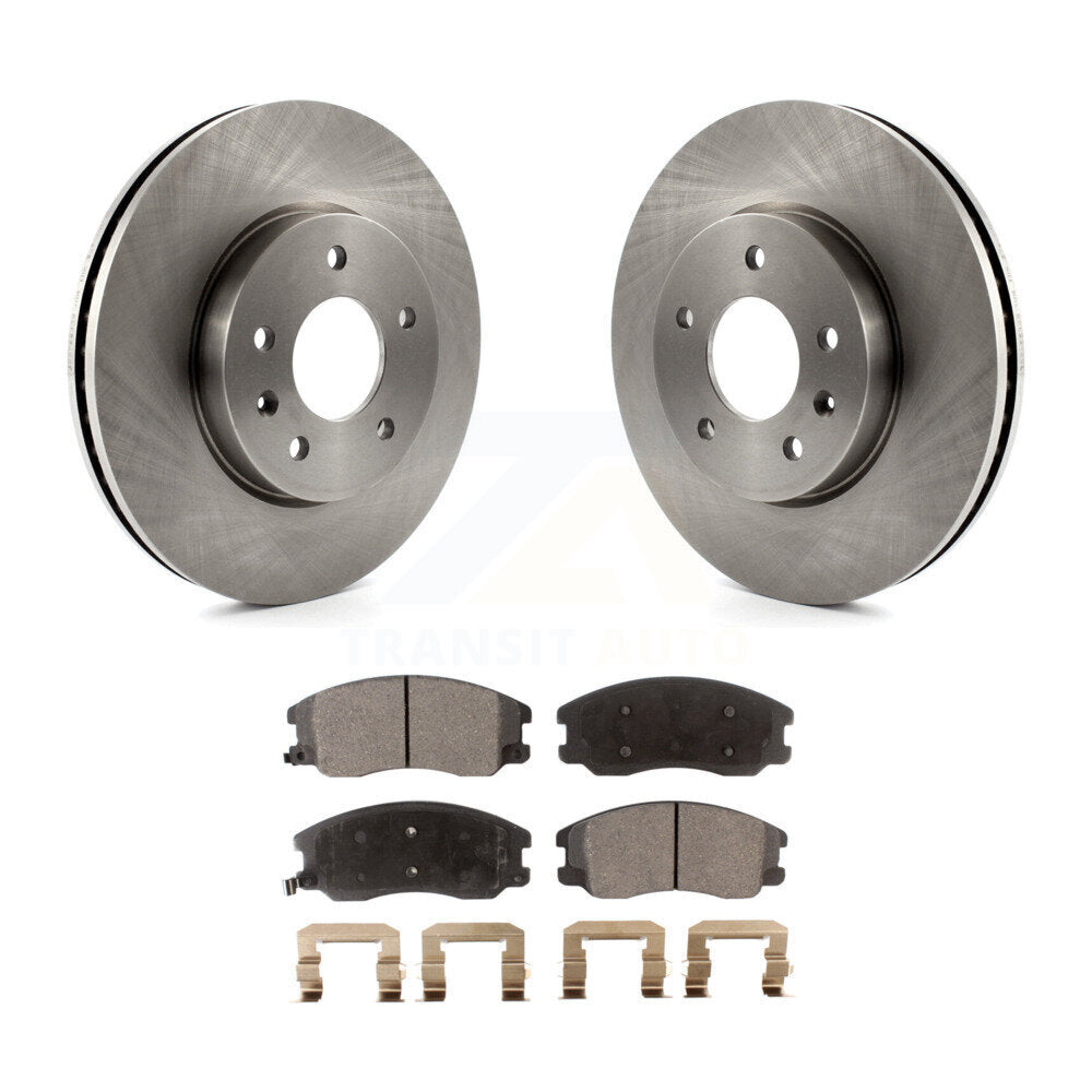 Rotors de frein avant et Kit de plaquettes semi-métalliques pour Chevrolet Equinox Pontiac Torren