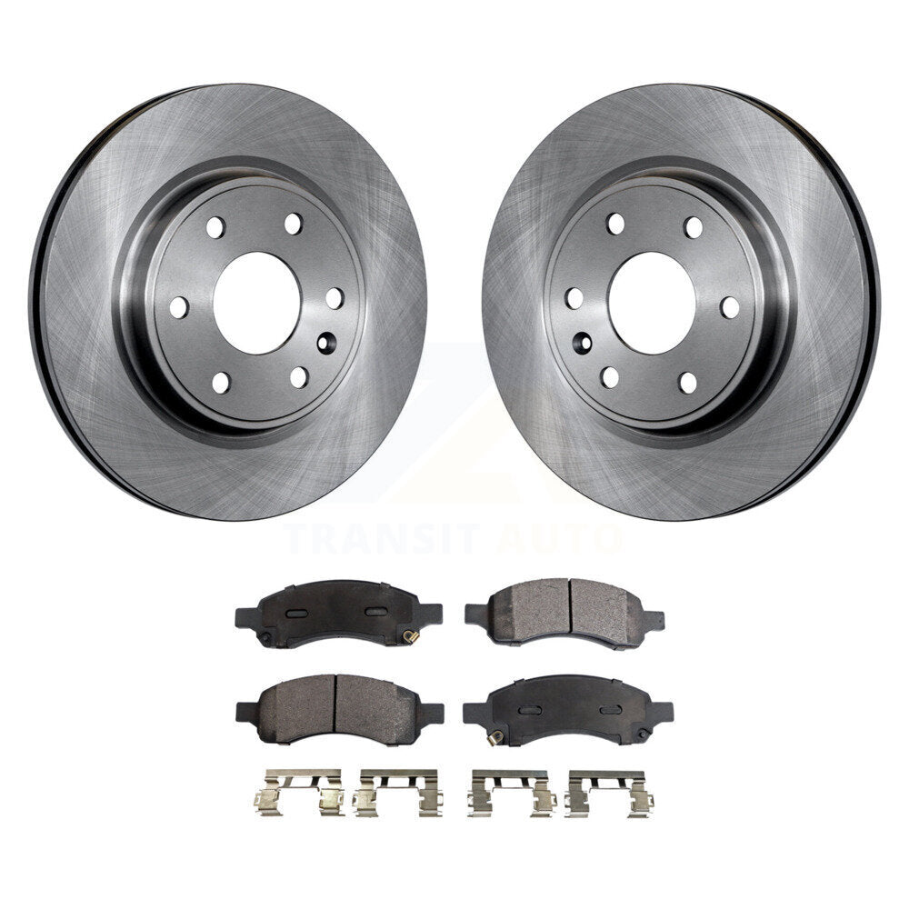 Kit de rotor de frein avant et de plaquettes semi-métalliques pour GMC Acadia Buick Enclave Chevrole