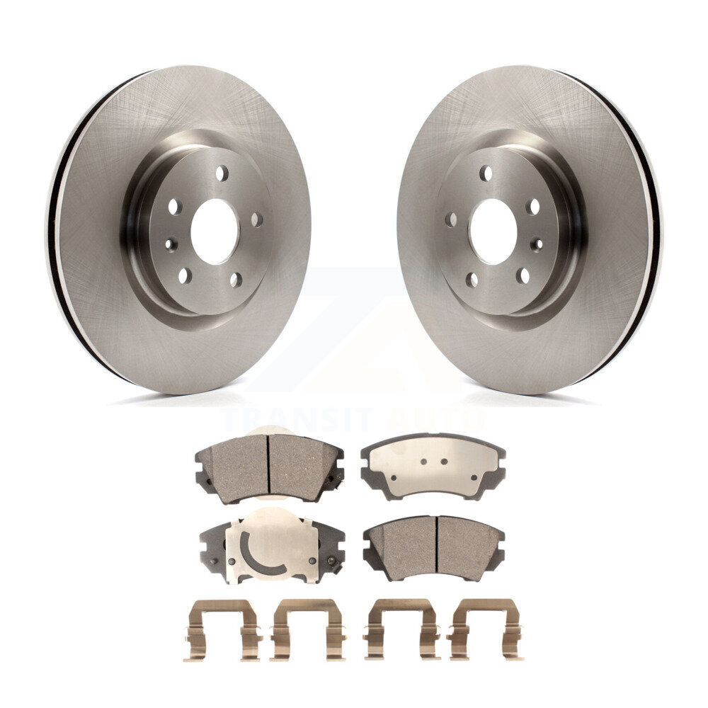 Kit de rotor de frein à disque avant et de plaquettes semi-métalliques pour Chevrolet Capric 2011-2017