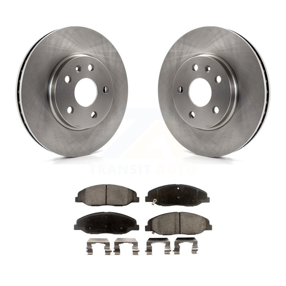 Kit de disques de frein à disque avant et plaquettes semi-métalliques pour Cadillac CTS K8F-100071