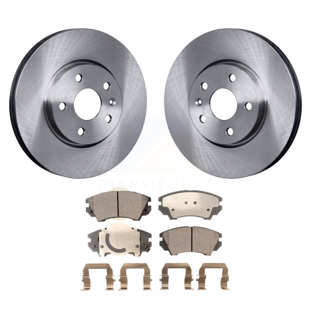 Rotors de frein à disque avant et Kit de plaquettes semi-métalliques pour Chevrolet Camaro GMC Terrai