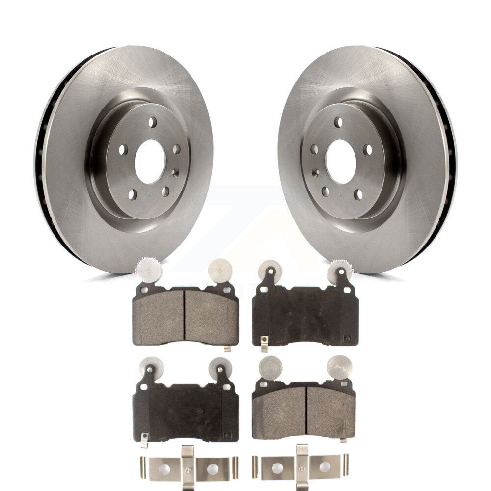 Kit de disques de frein à disque avant et plaquettes semi-métalliques pour Chevrolet Camaro SS