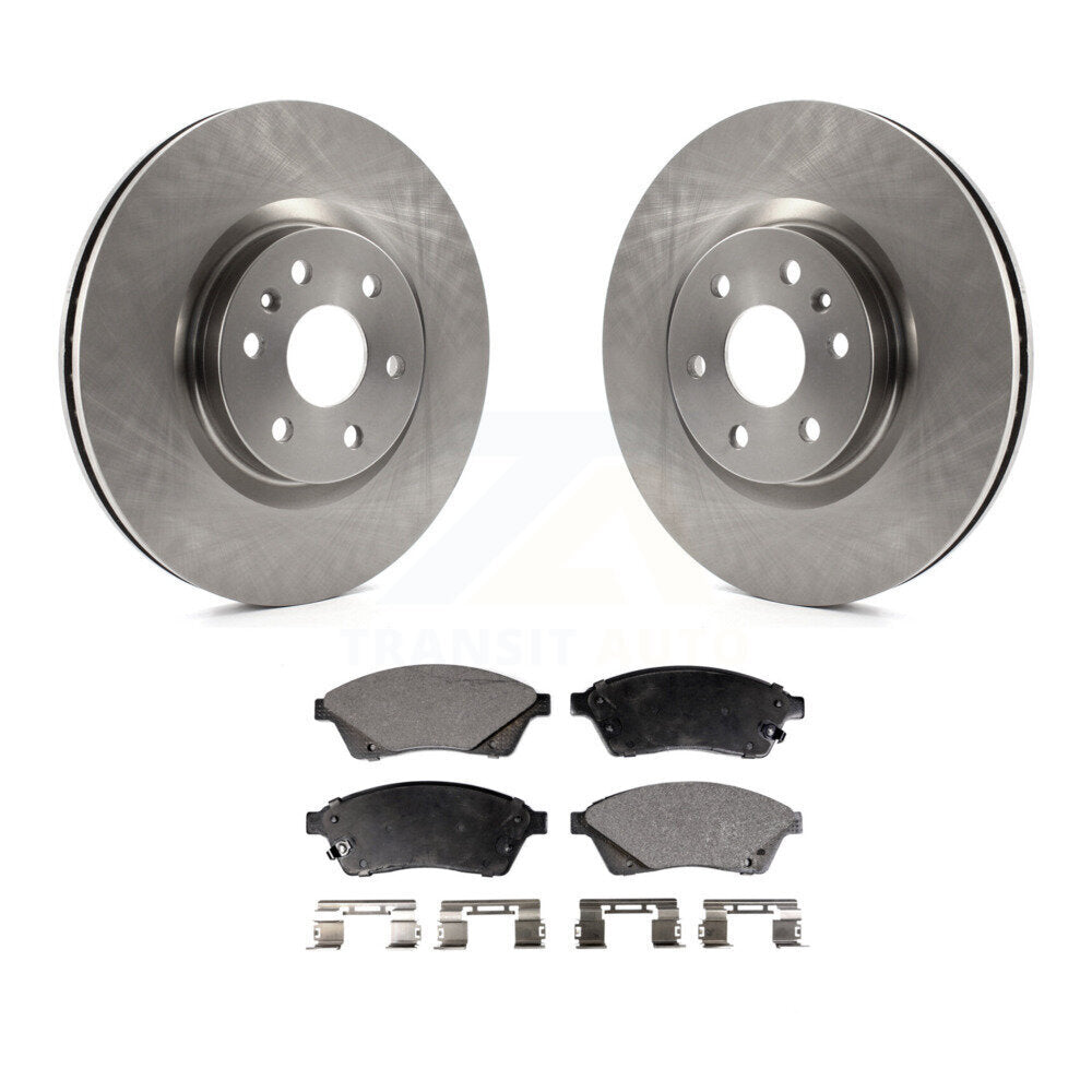 Kit de rotors de frein à disque avant et plaquettes semi-métalliques pour Cadillac SRX Saab 9-4X