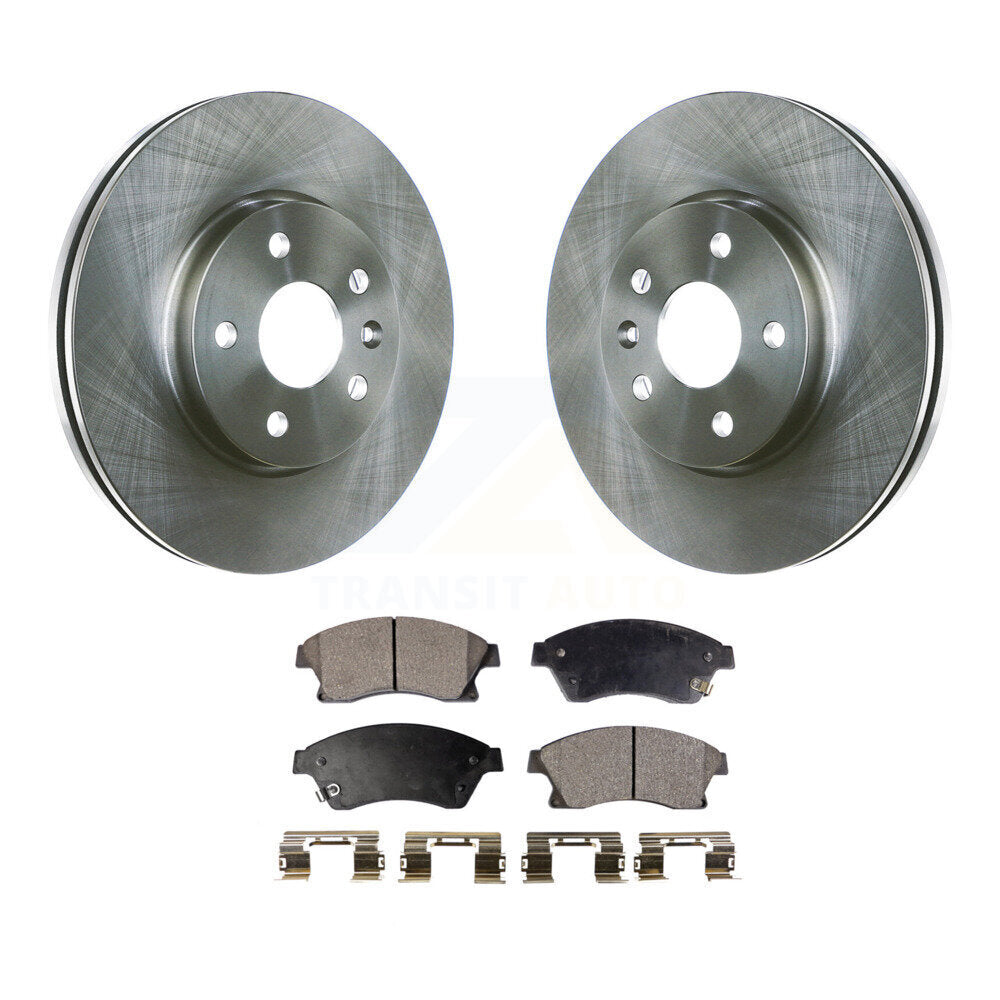 Rotor de frein à disque avant et Kit de plaquettes semi-métalliques pour Chevrolet Cruze Sonic Limite